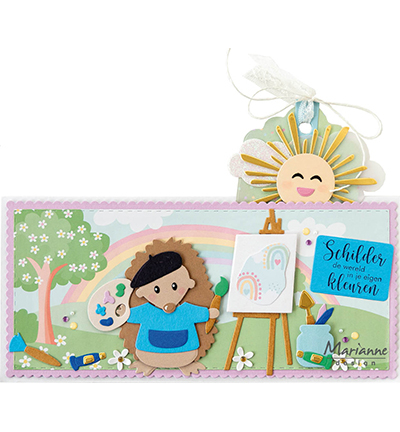 COL1543 - Marianne Design - Sun & clouds by Marleen - Ciel, paysage, horizon - Detail 4