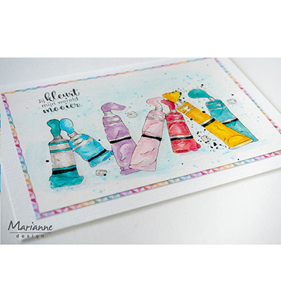 TC0923 - Marianne Design - Tiny's Borders - Paint tubes - Dessin/écriture - Detail 2