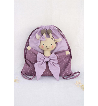 4485-09 - Stafil - Fabric Safari Kids Bag, Giraffy - Coccolini - Detail 1