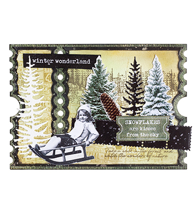 SL-GR-STAMP681 - StudioLight - Forest wonders Grunge Collection nr.681 - Noël, hiver - Detail 1