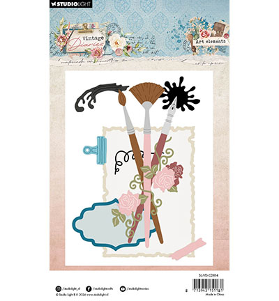 SL-VD-CD814 - StudioLight - Art elements Vintage Diaries nr.814 - Dessin/écriture - Detail 2