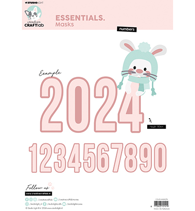 CCL-ES-MASK274 - CraftLab - Numbers Essentials nr.274 - Masques Essentials - Detail 1 CCL-ES-MASK274 - CraftLab - Numbers Essentials nr.274 - Masques Essentials - Detail 1