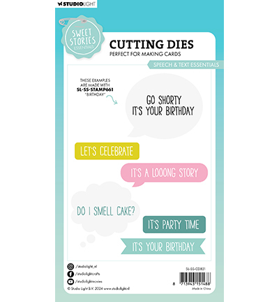 SL-SS-CD821 - StudioLight - Speech & tekst essentials Sweet Stories nr.821 - Cadres, Etiquettes, Billets - Detail 2