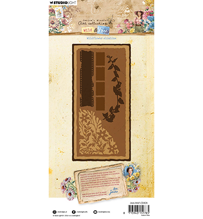 JMA-WAF-CD828 - Jenine's - Wildflower slimline Wild & Free nr.828 - Slimline - Detail 3