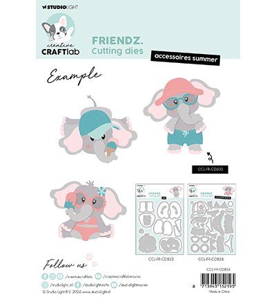 CCL-FR-CD834 - CraftLab - Accessoires summer Friendz nr.834 - Mer / plage - Detail 2