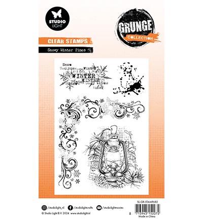 SL-GR-STAMP682 - StudioLight - Snowy winter times Grunge Collection nr.682 - Noël, hiver - Detail 1