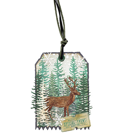 SL-GR-MASK284 - StudioLight - Snow background Grunge Collection nr.284 - Noël, hiver - Detail 2