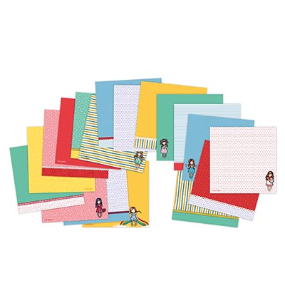 GOR-ES-DPP152 - Gorjuss - Paper Pad Double-sided, 18 designs Gorjuss Essentials nr.152 - Paper Set - Detail 5