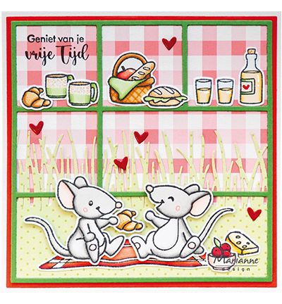 EC0202 - Marianne Design - Eline's animals - picnic - Animaux - Detail 1