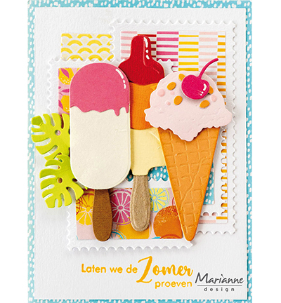 CS1167 - Marianne Design - Zomer & Ijs - Textes - Detail 4