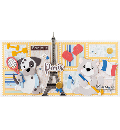 COL1548 - Marianne Design - Sport Accessories by Marleen - Sport - Detail 4