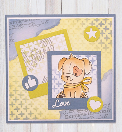 MMS4K-066 - Nellie's Choice - Plus Signs - Mixed Media Stencils - Detail 1