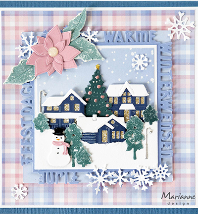 PB7067 - Marianne Design - Eline's Winter Dreams - Pretty Papers Blocks - Detail 4