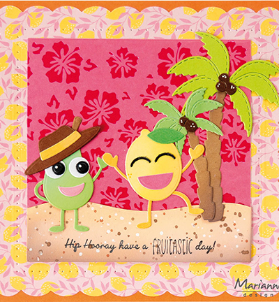 COL1551 - Marianne Design - Happy Fruits by Marleen - Manger, boire - Detail 4