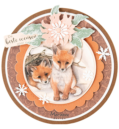 MB0218 - Marianne Design - Mattie's Mooiste - 3D Squirrel - Mattie - Detail 4