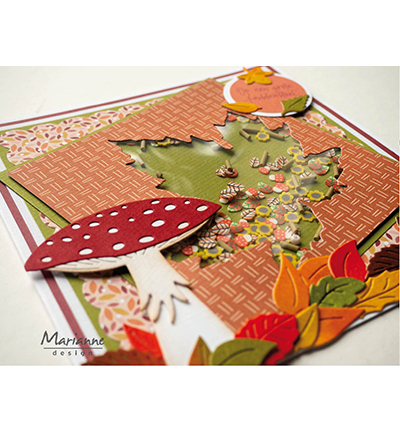 CR1664 - Marianne Design - Tiny's Maple leaf - Automne, Halloween - Detail 2