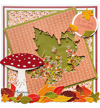 CR1664 - Marianne Design - Tiny's Maple leaf - Automne, Halloween - Detail 3