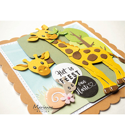 COL1553 - Marianne Design - Eline's Giraffe - Animaux - Detail 2