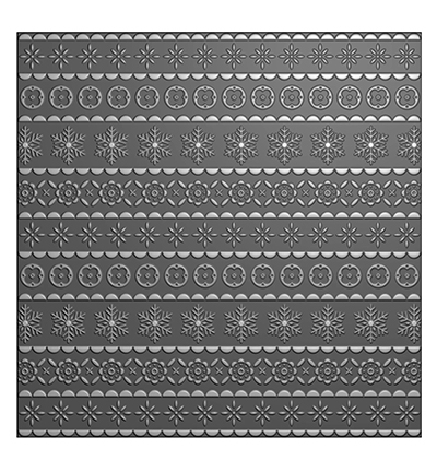 EF3D095 - Nellie's Choice - Scandinavian Christmas - 3D Embossing Folders - Detail 1 EF3D095 - Nellie's Choice - Scandinavian Christmas - 3D Embossing Folders - Detail 1