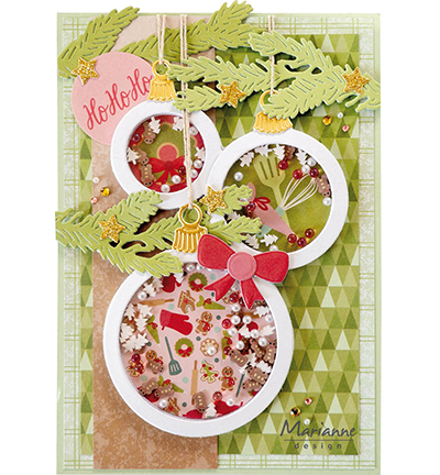 LR0683 - Marianne Design - Pine branch set - Noël, hiver - Detail 4