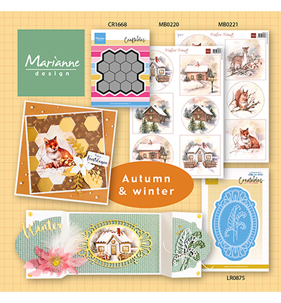 MB0221 - Marianne Design - Mattie's Mooiste - Forest animals - Mattie - Detail 1