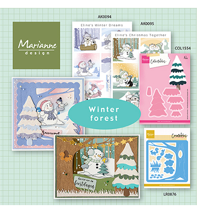AK0094 - Marianne Design - Eline's Winter Dreams - Eline - Detail 3