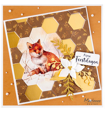 MB0221 - Marianne Design - Mattie's Mooiste - Forest animals - Mattie - Detail 2