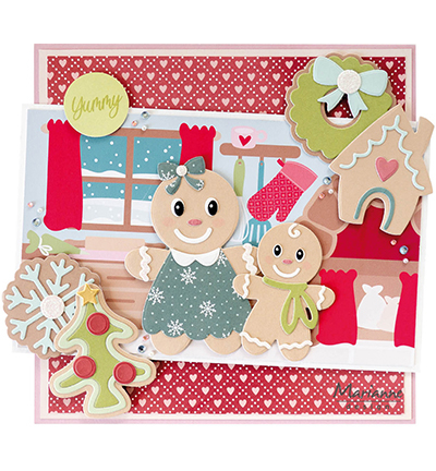 PK9195 - Marianne Design - Christmas Bakery by Marleen - A4 -  - Detail 2