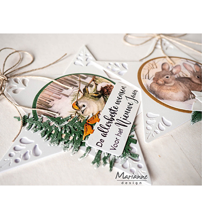 PA4200 - Marianne Design - Mattie's Winter assorti (6 pcs) - Decoupage set - Detail 3