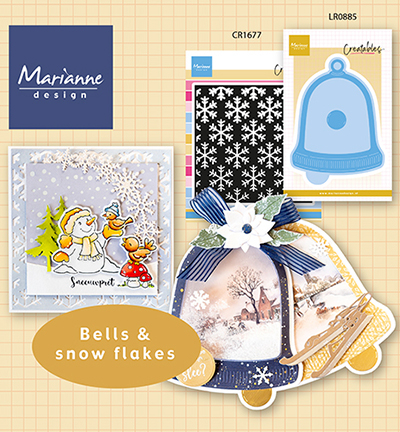 LR0885 - Marianne Design - Bell - Noël, hiver - Detail 3