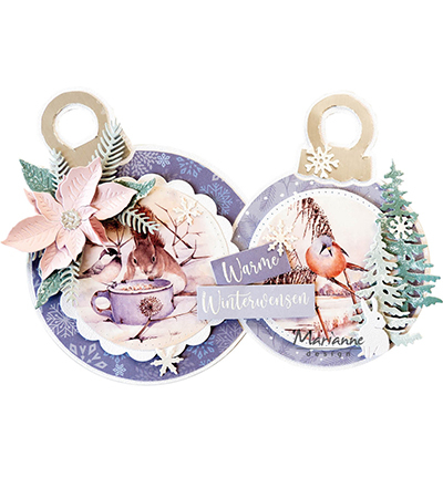 PS8173 - Marianne Design - Christmas Ornaments by Marleen - Noël, l'hiver - Detail 2