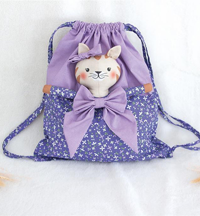 4485-12 - Stafil - Fabric Kids Bag, Kitty - Coccolini - Detail 1