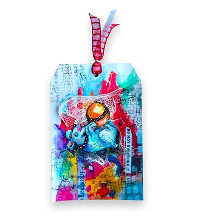 ABM-SI-STAMP701 - Art by Marlene - Doggie diva Signature Collection nr.701 - Personages - Detail 7