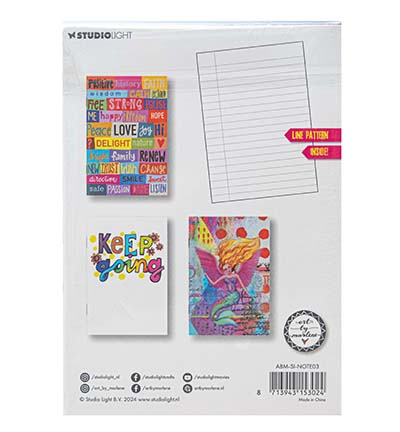 ABM-SI-NOTE03 - Art by Marlene - Note books 3 in a pack Signature Collection nr.03 - Note Books - Detail 1