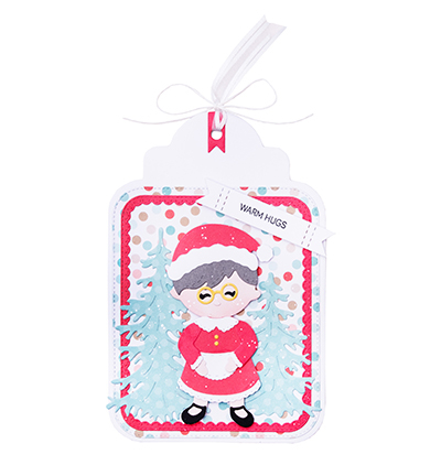 CCL-FR-CD878 - CraftLab - Misses Santa Friendz nr.878 - Noël, hiver - Detail 1