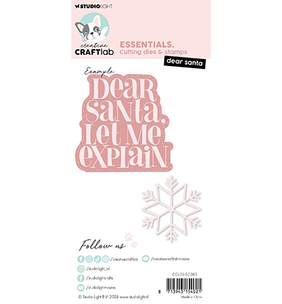 CCL-ES-SCD83 - CraftLab - Dear Santa Essentials nr.83 - Noël, hiver - Detail 2