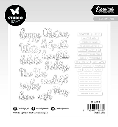 SL-ES-PE15 - StudioLight - Silver Sentiments Essentials nr.15 - Paper Elements - Detail 1