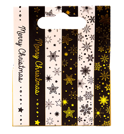 SL-ES-WASH22 - StudioLight - Washi tape Black/white - EN - Gold Essentials nr.22 - Washi - Detail 4