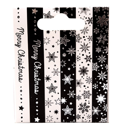 SL-ES-WASH23 - StudioLight - Washi tape Black/white - EN - Silver Essentials nr.23 - Washi - Detail 2