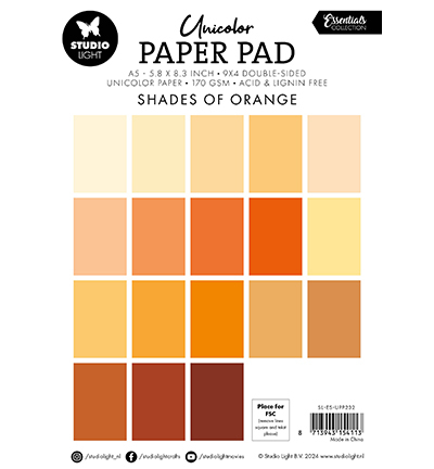 SL-ES-UPP232 - StudioLight - Shades of orange Essentials nr.232 - Papiers unis - Detail 5