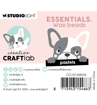 CCL-ES-WAX28 - CraftLab - Wax Beads Pastels Essentials nr.28 - Wax Beads - Detail 1