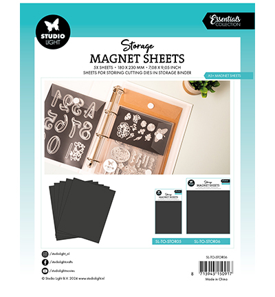 SL-TO-STOR06 - StudioLight - Storage Magnet sheet A5+ sheet Essentials nr.06 - Rangement - Detail 1 SL-TO-STOR06 - StudioLight - Storage Magnet sheet A5+ sheet Essentials nr.06 - Rangement - Detail 1