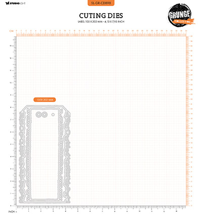 SL-GR-CD898 - StudioLight - Slimline & label Grunge Collection nr.898 - Cadres, Etiquettes, Billets - Detail 3