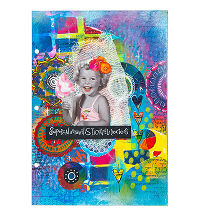ABM-SI-WASH28 - Art by Marlene - Colorful elements Signature Collection nr.28 - Washi Stickers - Detail 1