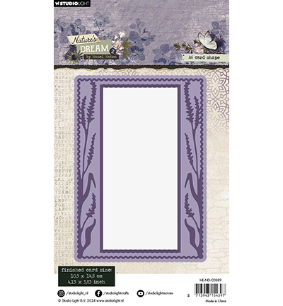 HE-ND-CD889 - Hazel Eaton - Cardshape Nature's Dream 2 nr.889 - Cardshape - Detail 1