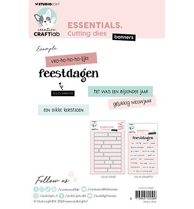 CCL-ES-CD907 - CraftLab - Banners Essentials nr.907 - Cadres, Etiquettes, Billets - Detail 7