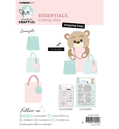 CCL-ES-CD908 - CraftLab - Shopping bags Essentials nr.908 - Choses de dame - Detail 7
