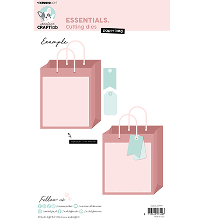 CCL-ES-CD909 - CraftLab - Paper bag Essentials nr.909 - Enveloppe, boîte - Detail 7