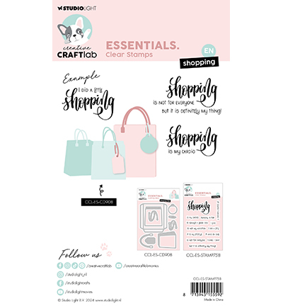 CCL-ES-STAMP758 - CraftLab - Shopping Essentials nr.758 - Textes - Detail 7