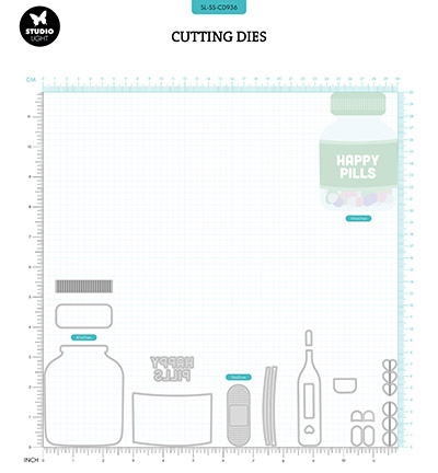 SL-SS-CD936 - StudioLight - Pill bottle Sweet Stories nr.936 - Maladie - Detail 6